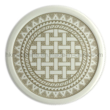 Round Melamine Coaster with Logo (PT7108)